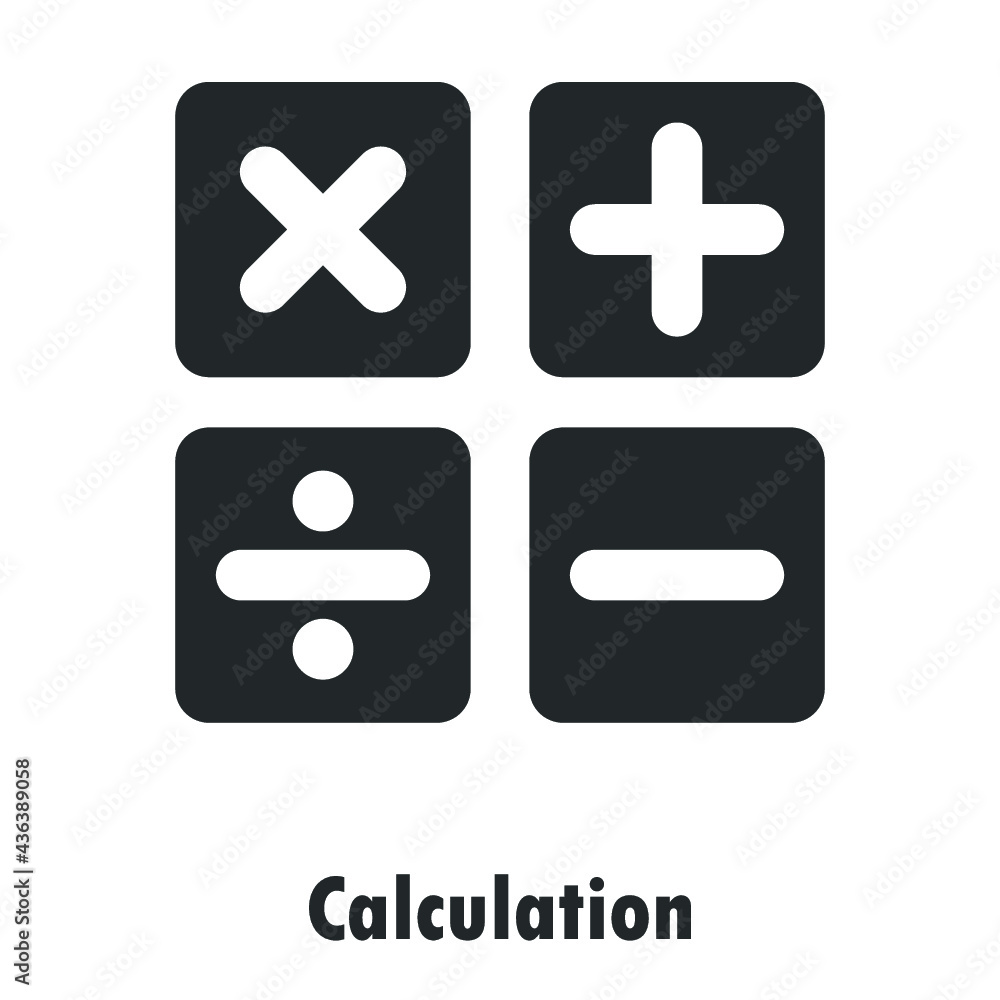 calculator icon design vector graphics calculator icon design vector graphics