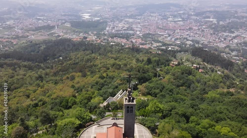 The view from the church on top of the mountain