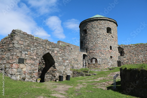 Bohus fortress fästning on the island of Bagaholm nearby Gothenburg, Sweden photo