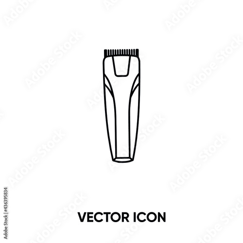 Electric razor vector icon. Modern  simple flat vector illustration for website or mobile app.Razor symbol  logo illustration. Pixel perfect vector graphics 