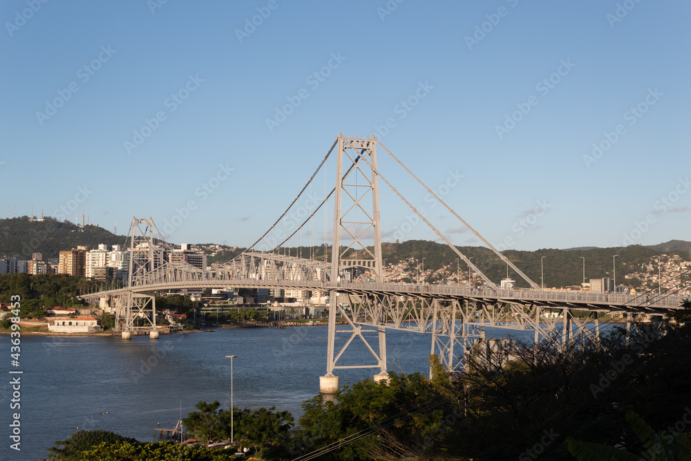 suspension bridge of Florianópolis Island and Hercílio Luz Bridge, Santa Catarina, Brazil, florianopolis