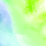 abstract background with green polygon