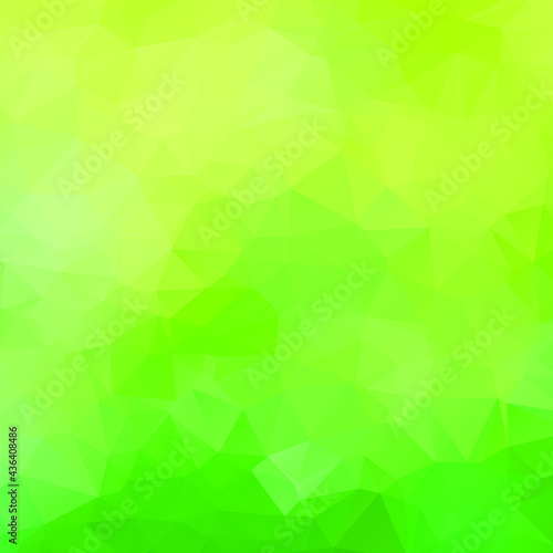 Fototapeta Naklejka Na Ścianę i Meble -  abstract background with green polygon