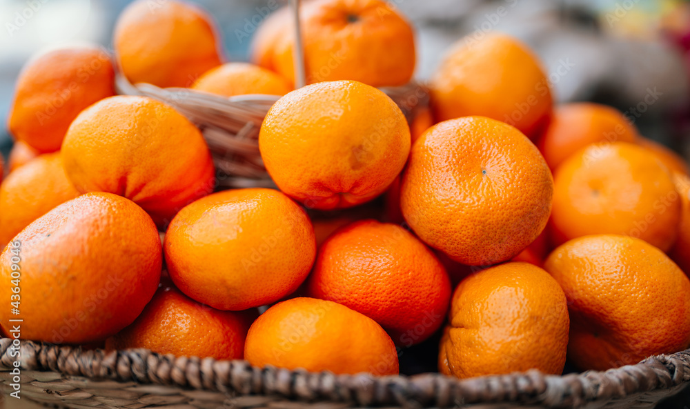 tangerines in a basket organic diet 