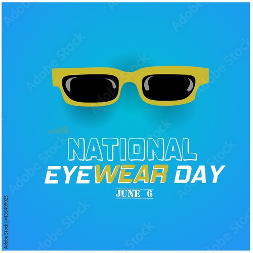 narional eyewear day vector illustration photo