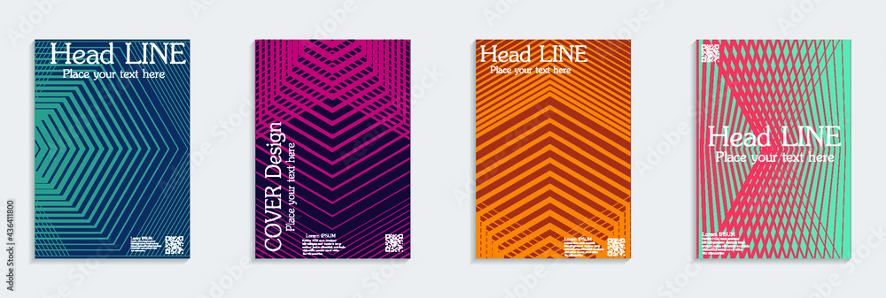 Minimal covers design. Cool halftone gradients. Minimal covers design. Cool halftone gradients.