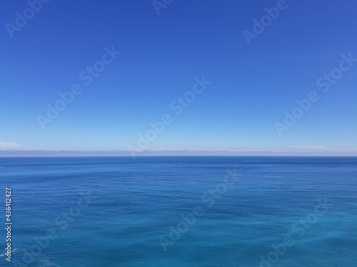 Pure blue seascape of Pacific Ocean from Taiwan