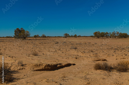 Wide open spaces. Landscapes of the Australian Outback.