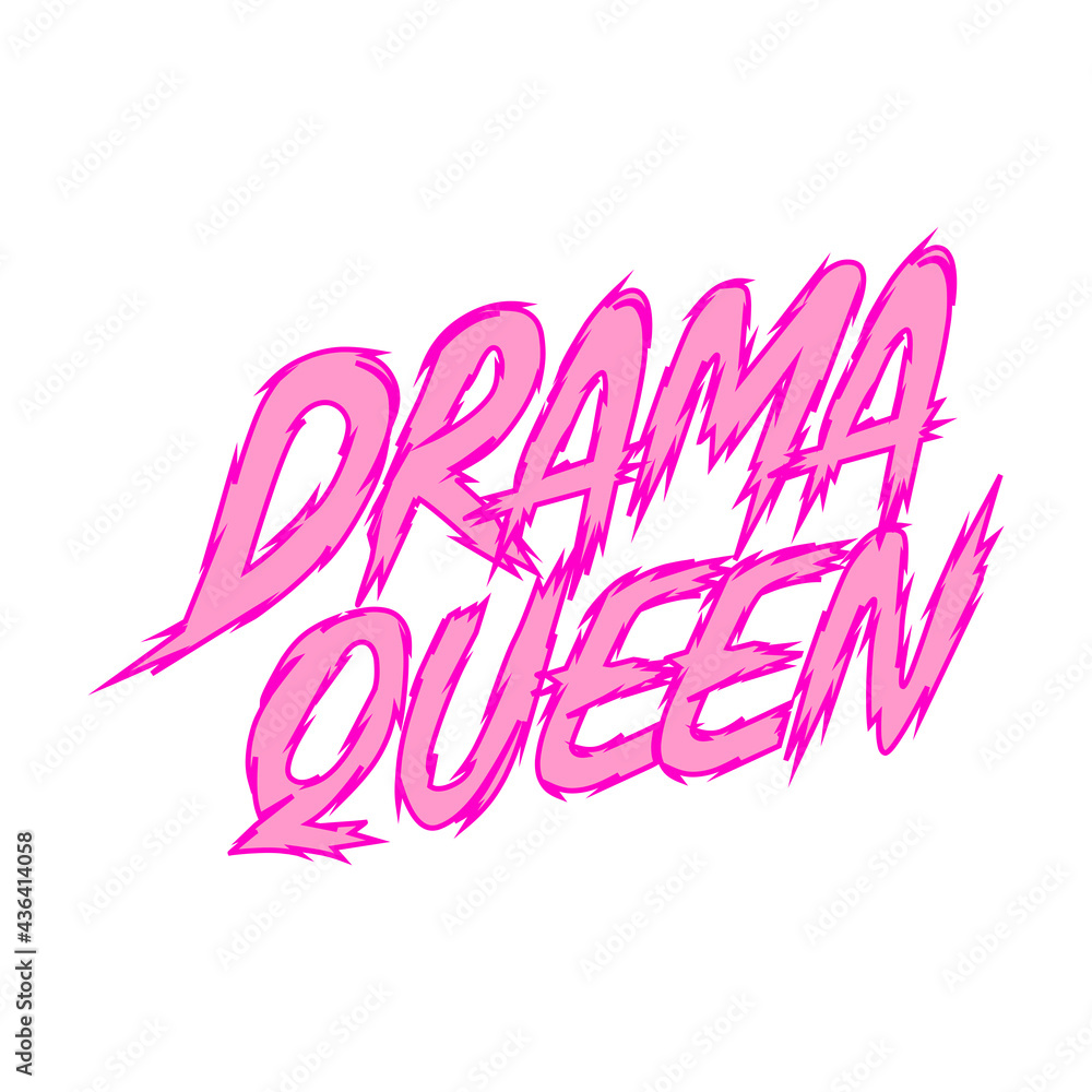 drama queen design font