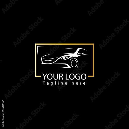 racing logo design template, vector file, eps 10