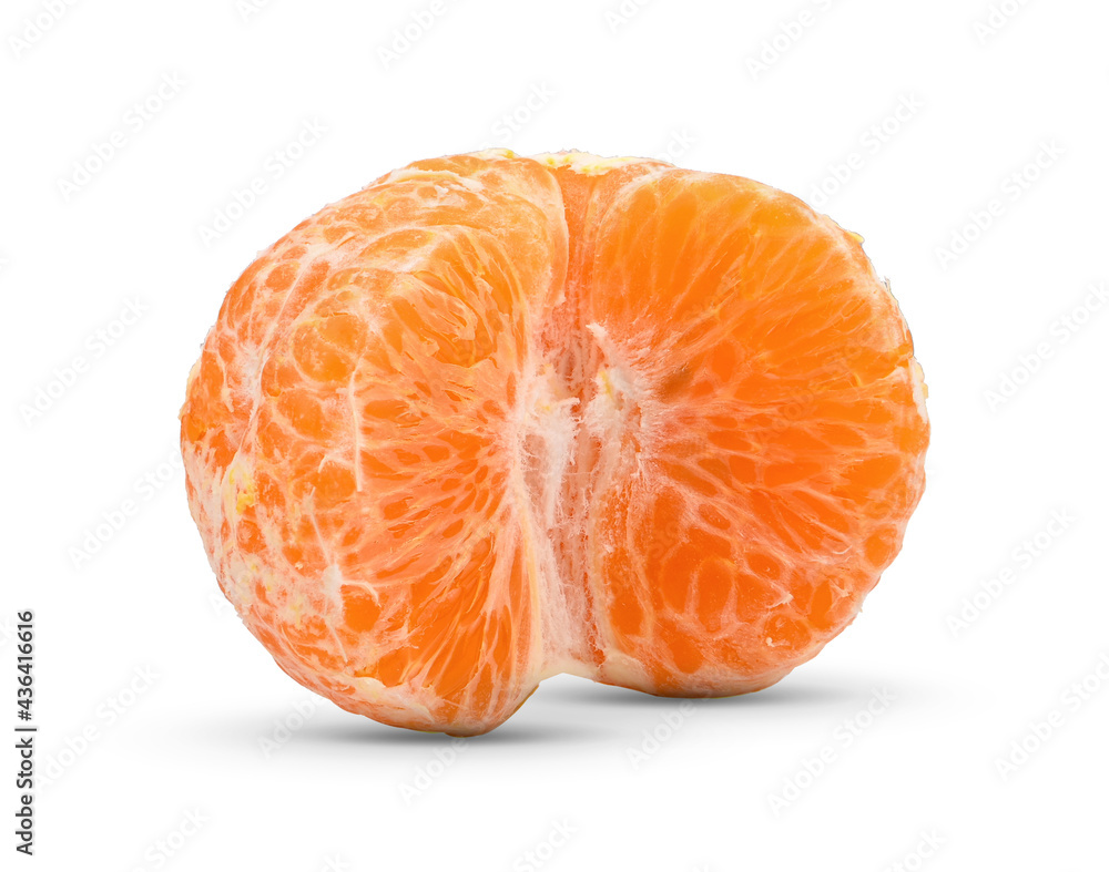 Orange slice isolated on white background Orange slice isolated on white background