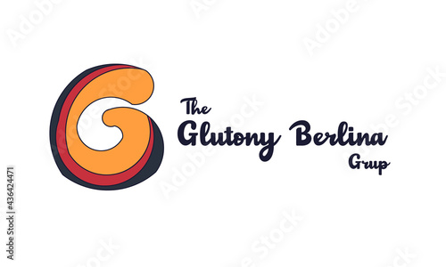 The concept of the Gluttony logo is from the colors of the German flag for the company