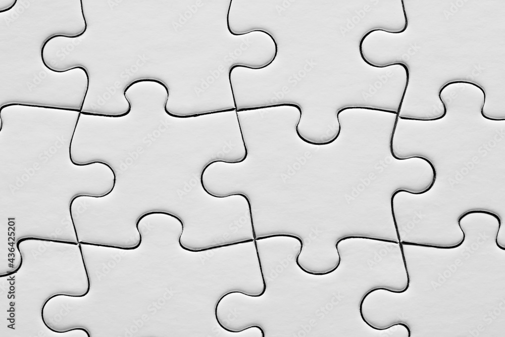 Blank or empty jigsaw puzzle background. Close up macro view. Blank or empty jigsaw puzzle background. Close up macro view.