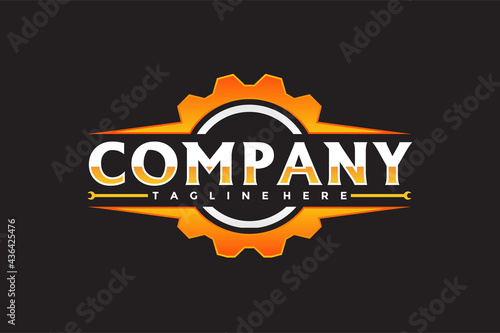gear wrench emblem logo