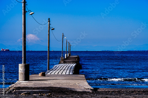 原岡海岸 岡本桟橋
