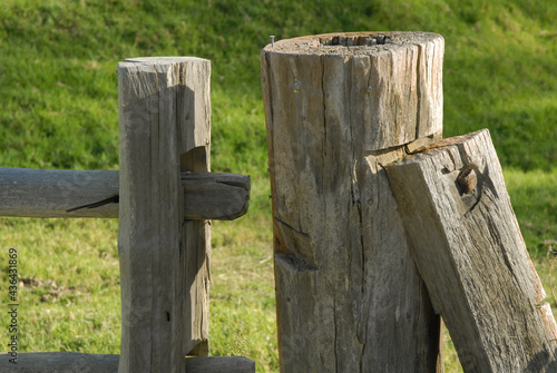Old Post and Rail Farm Fence.