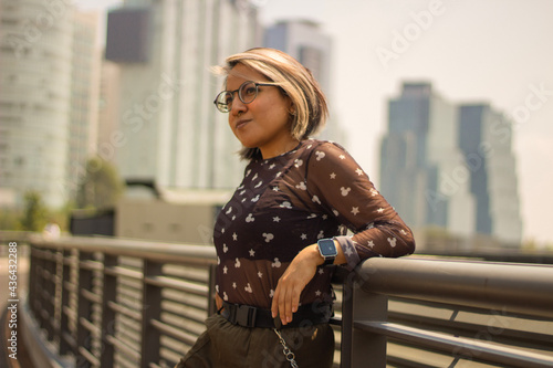 portrait of a Mexican girl