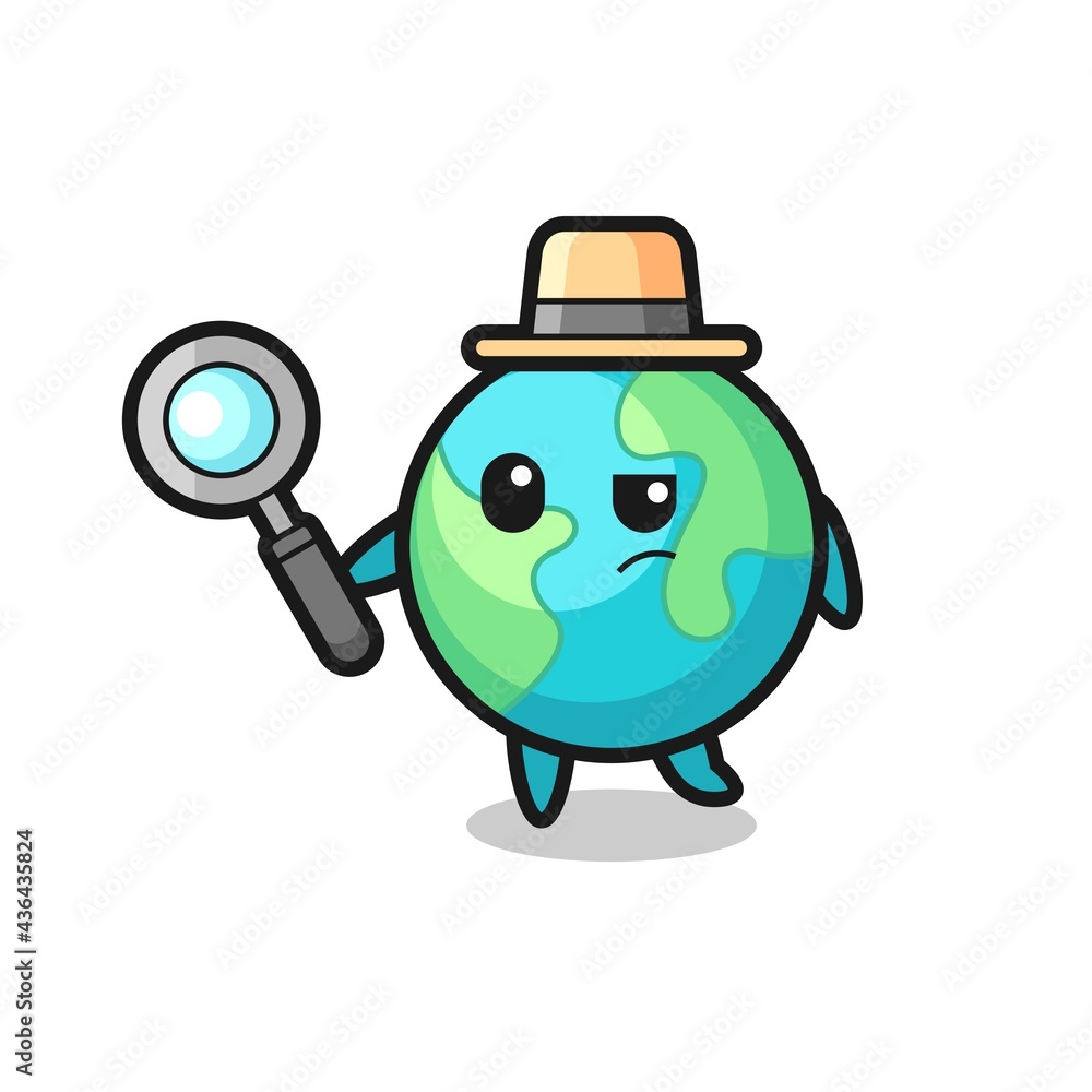 earth detective character is analyzing a case