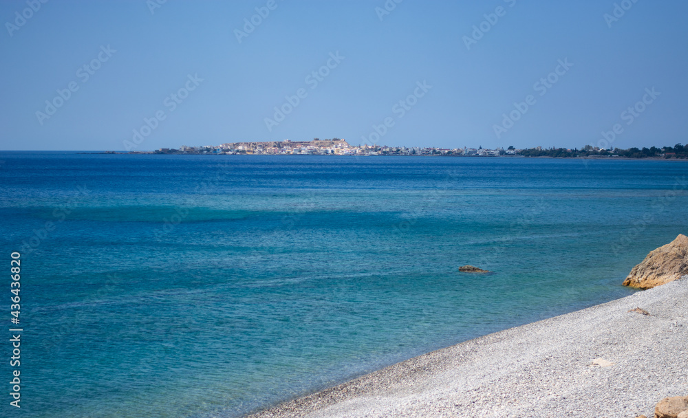 Fototapeta premium view of the sea from the beach