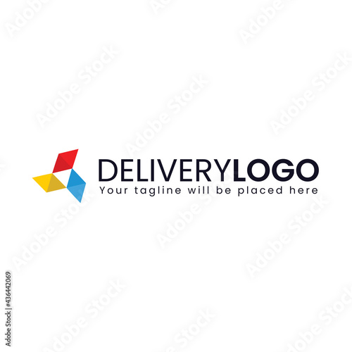 Free Download Pinwheel-inspired logo design. - GFXLoad