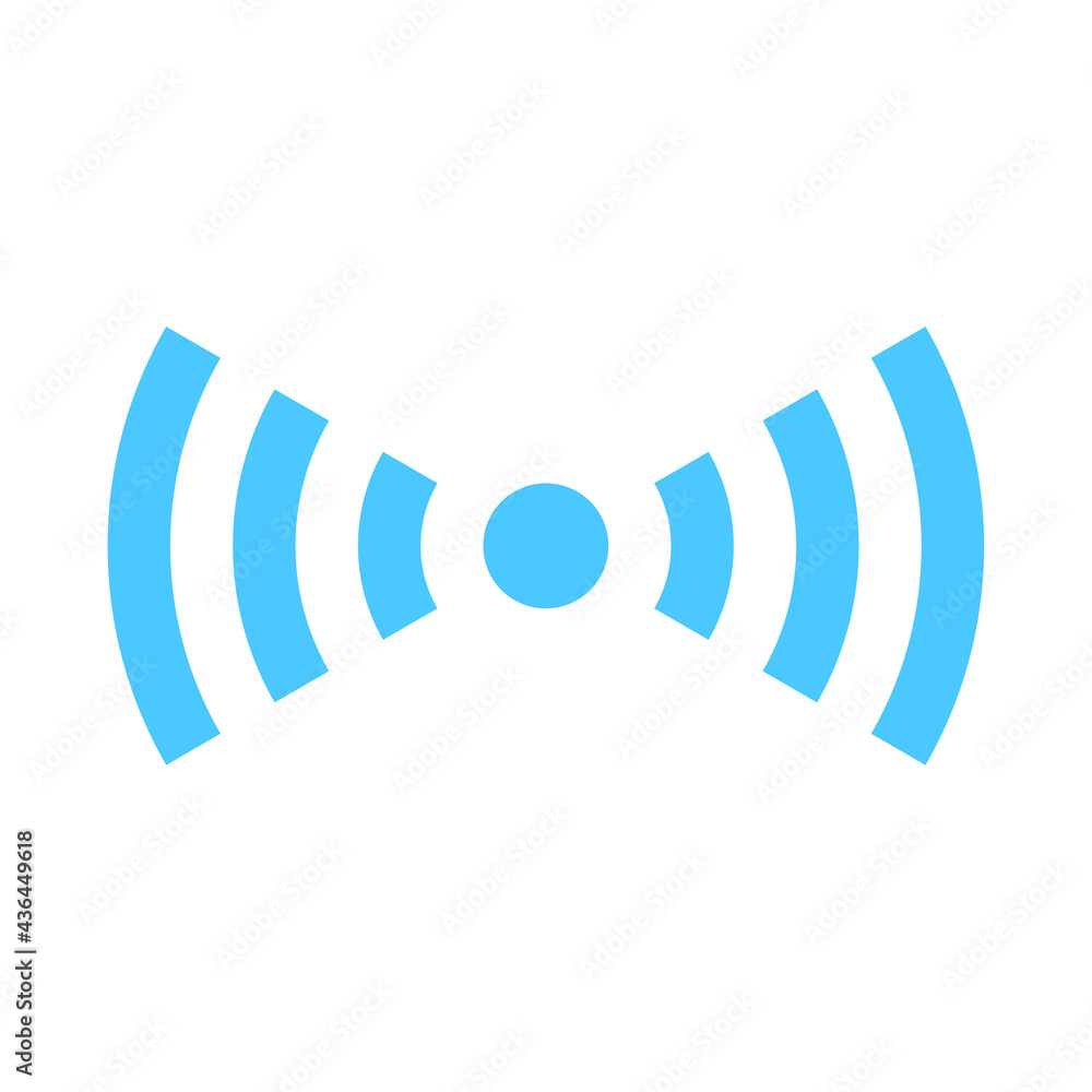 wifi icon. Wireless symbol vector for internet connection from router broadcasting. wifi icon. Wireless symbol vector for internet connection from router broadcasting.
