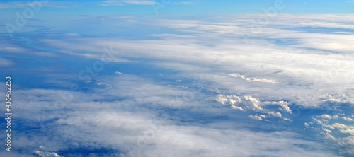 View from the airliner of Tallinn - Oslo.