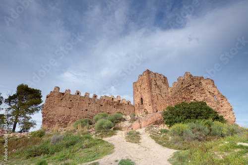 Ruinas del castillo de Serra, en la provincia de Valencia. Comunidad Valenciana. España. Europa photo