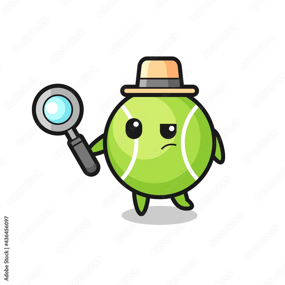 tennis detective character is analyzing a case tennis detective character is analyzing a case