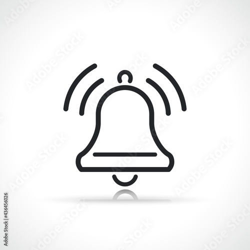 bell notification or alert icon