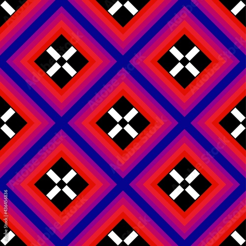 red and white pattern