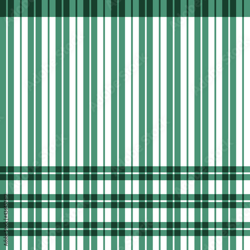 Fabric plaid pattern in green-white shade for tablecloth and napery and other