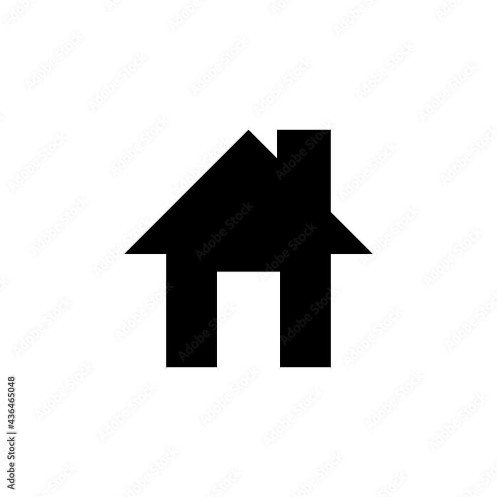 home icon, house vector, hearth illustration home icon, house vector, hearth illustration