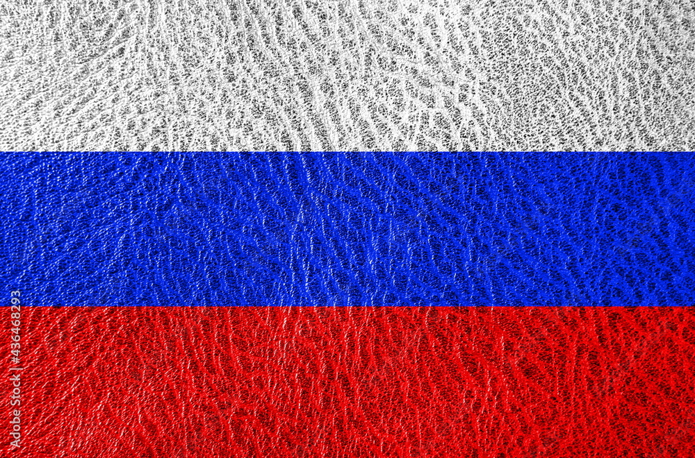 abstract leather texture with the flag abstract leather texture with the flag