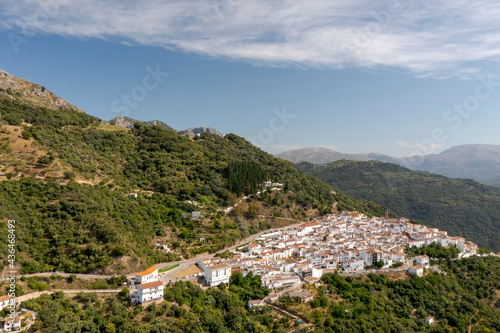 Municipio de Algatocín en la comarca del valle del Genal, Andalucía 