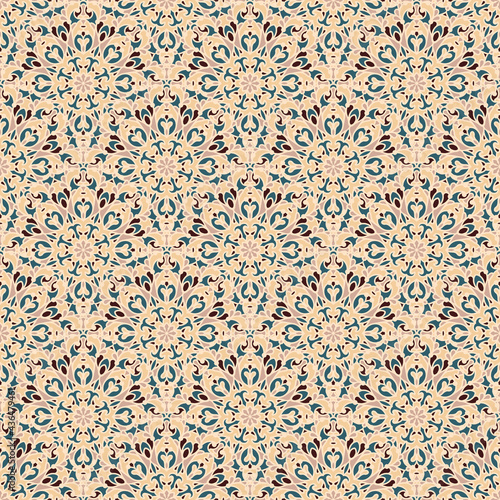 Vintage lace texture, tulle seamless pattern. Ornamental background for wedding card or packaging design.
