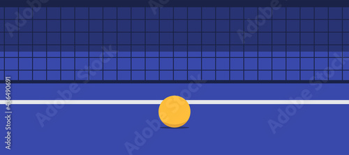 racket and ball for playing ping pong