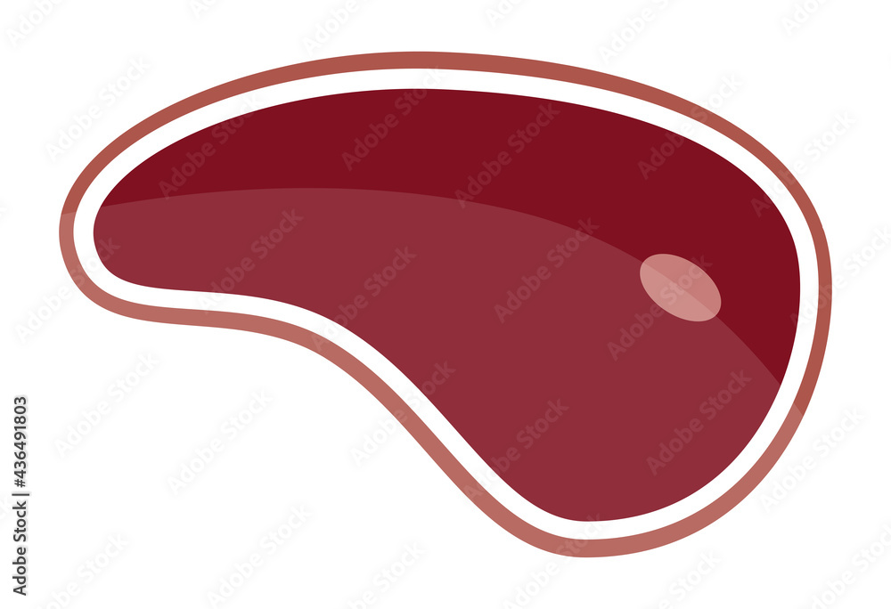 Beef Meat Steak Icons Set. Vector illustration Beef Meat Steak Icons Set. Vector illustration