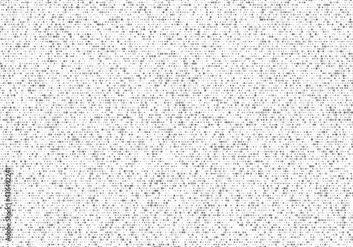 Abstract random grey dotted monochrome pattern or circles of different sizes background and texture