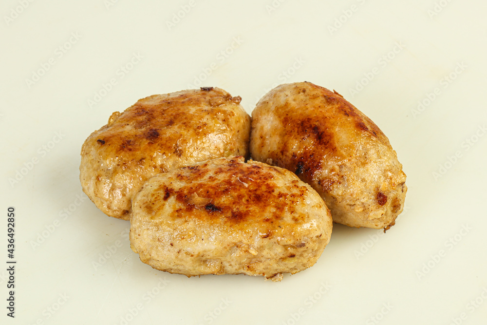 Homemade roasted cutlet minced meat Homemade roasted cutlet minced meat