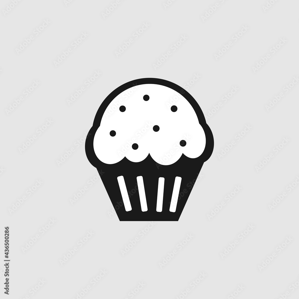icon donut cupcake logo vector design icon donut cupcake logo vector design