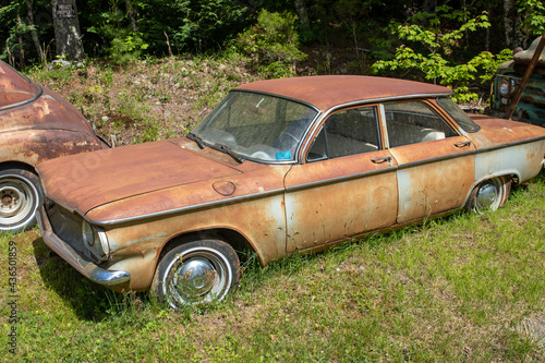 Old rusty cars