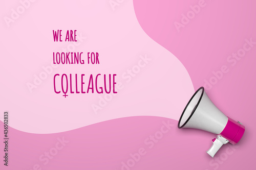 We are looking for female colleague