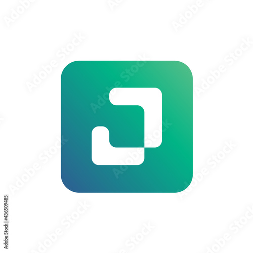 Letter J logo icon design template - Vector
