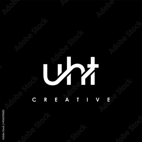 UHT Letter Initial Logo Design Template Vector Illustration