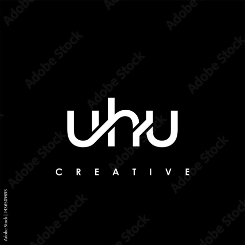 UHU Letter Initial Logo Design Template Vector Illustration