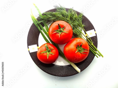 tomatoes on a plate