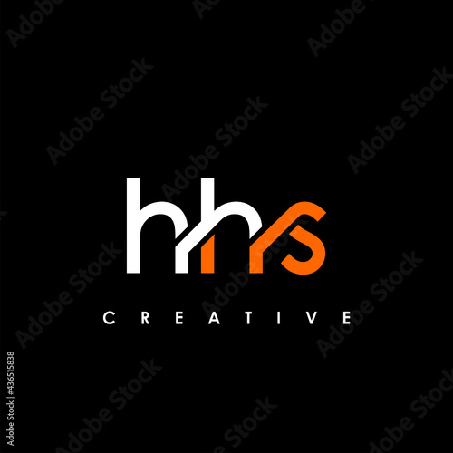 HHS Letter Initial Logo Design Template Vector Illustration photo