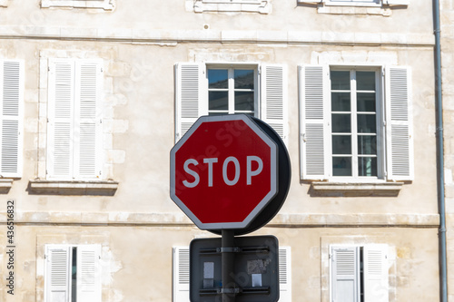 Panneau de signalisation Stop © C. Aucher