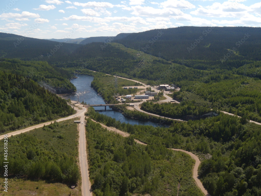 Manic-2 hydroelectric dam in Quebec
