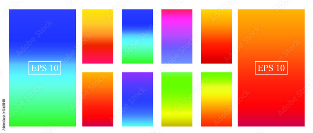 Fototapeta premium Soft color background. Soft color gradients. Modern screen vector design for mobile app.